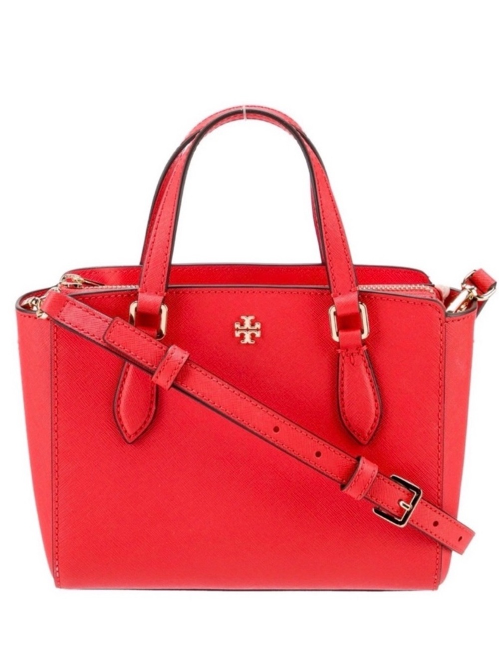TORY BURCH ❤️EMERSON❤️ MINI TOP ZIP TOTE CROSSBODY BAG🌟LIKE NEW🌟